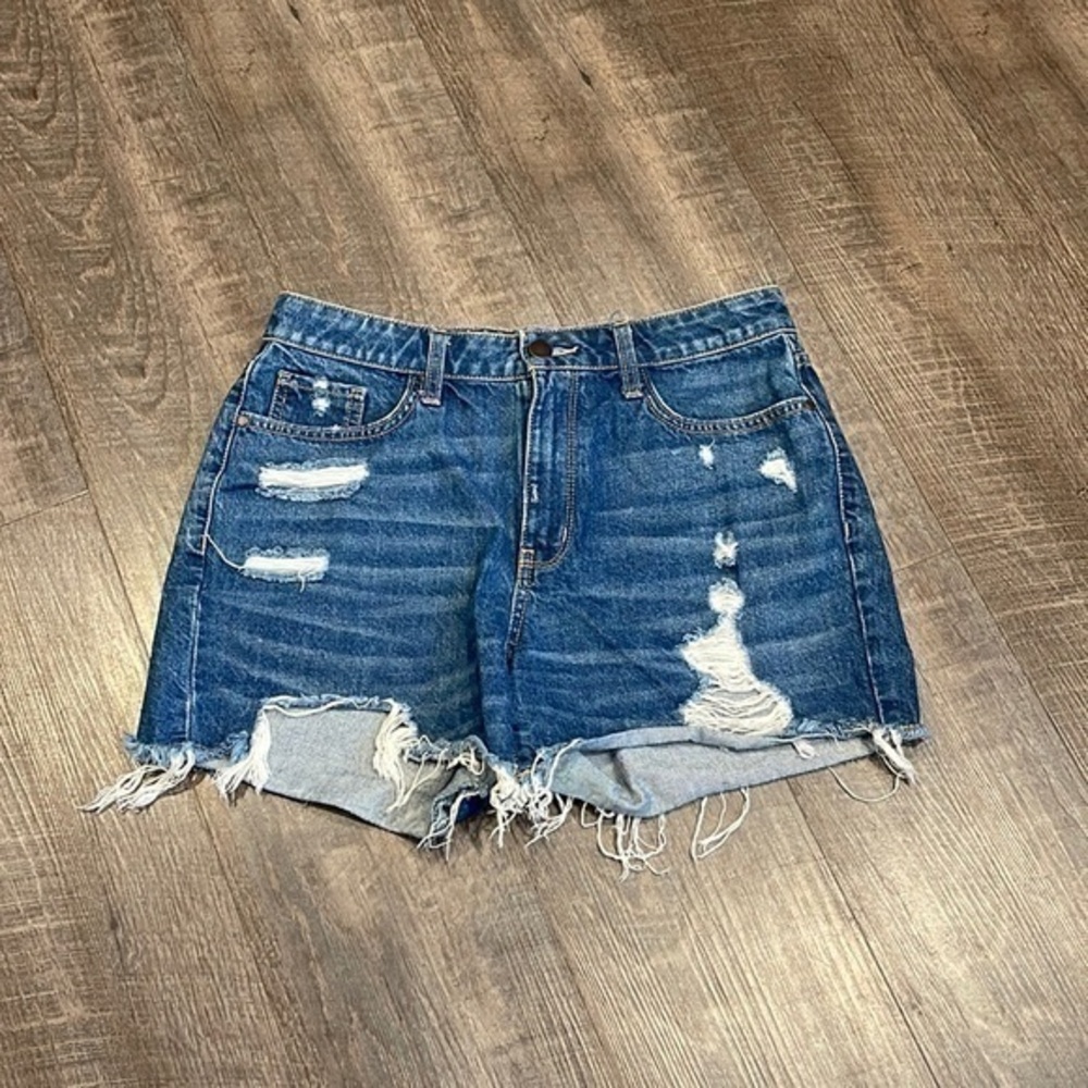 Ana denim distressed shorts size 6
